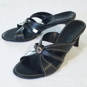Cole Haan black heels/sandals - size 5.5/6